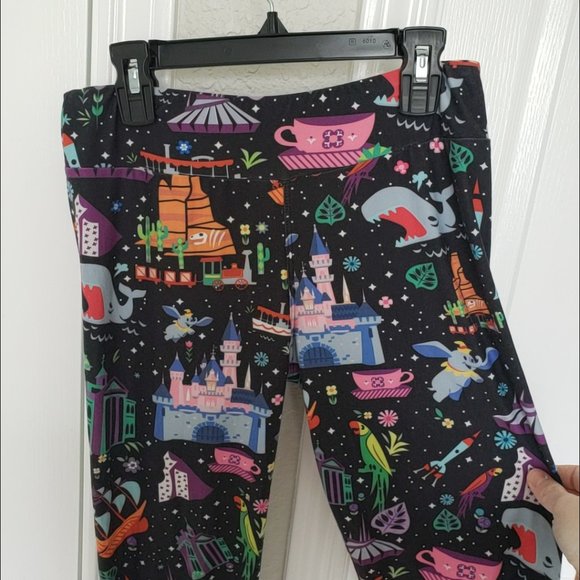 Disney Parks DisneyLand Adult Legging SMALL - Picture 1 of 13